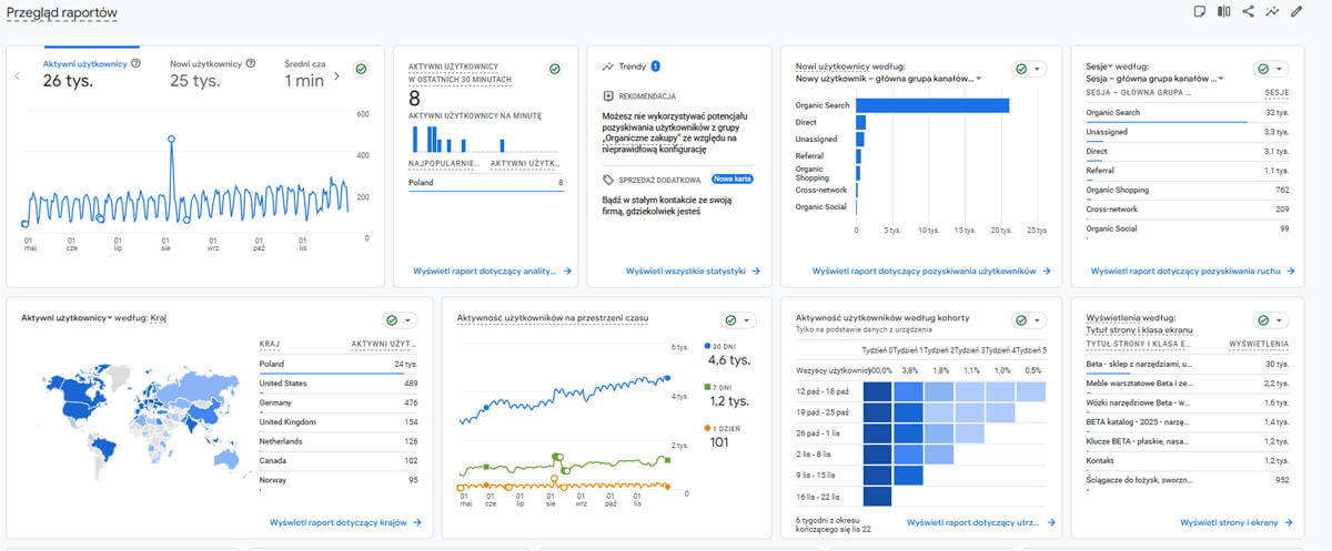 przegląd raportów casestudy